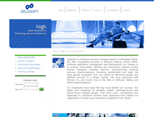 Tablet Screenshot of delasoft-inc.com